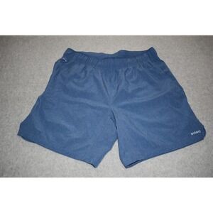 Skora Shorts Mens Medium Blue Running Athletic Quick Dry Reflective 7" Inseam